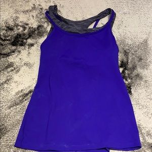 VSX purple workout top